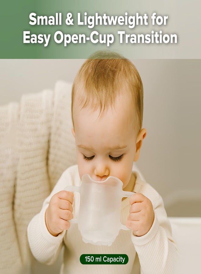 haakaa Silicone Toddler Cups, BPA Free Drop-proof Training Cups for Baby 6 Months+, 5 Ounce - Image 2