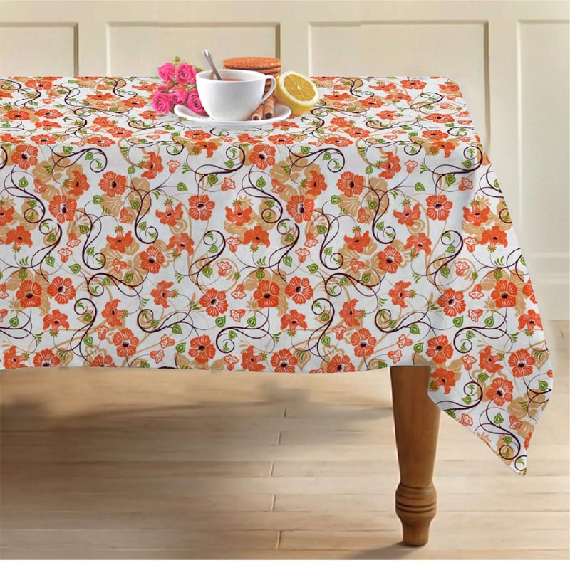 Airwill, 100% Cotton Self Designed 6 Seater Table Cloth, Pack of 1 pc. - Image 5