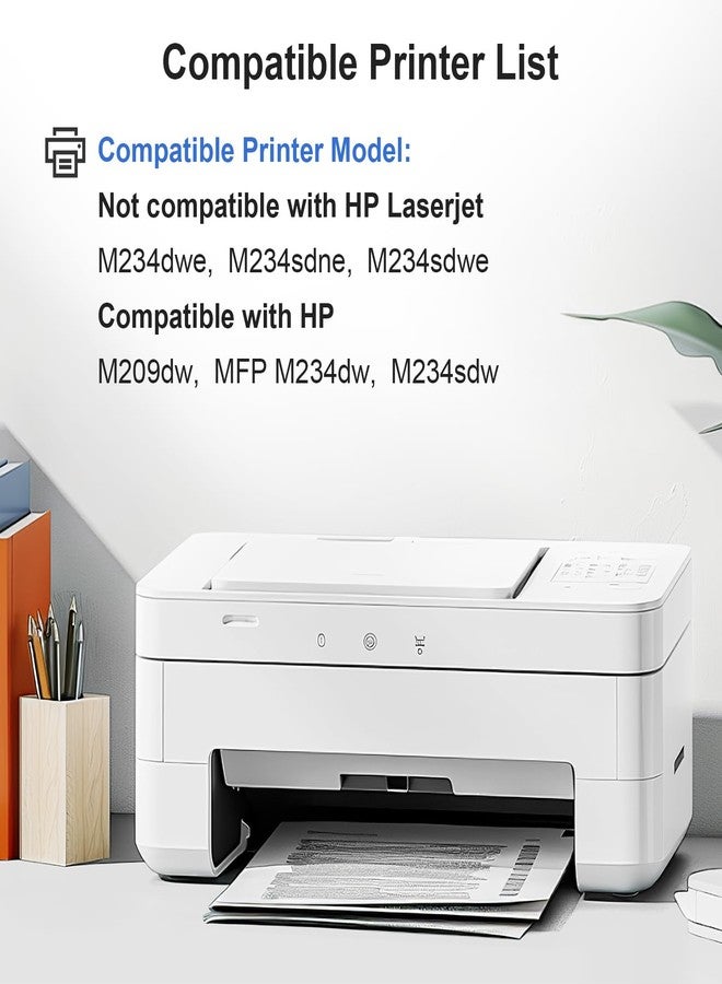 INKCLOUD 134A Black Toner Cartridge with ChipCompatible Replacement for HP 134A W1340A Toner Cartridge to Work with HP Laserjet M209dw MFP M234dw M234sdn M234sdw Printer, 2-Pack - Image 2