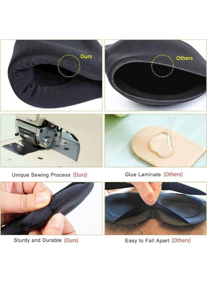 Arabest - With Soundproof Earplugs Eye Cover for Sleeping, 3D Contoured Cup Sleeping Mask, Soft Breathable Blackout Blindfold, Travel Eye Cover Adjustable Night Sleeping Mask - Image 1