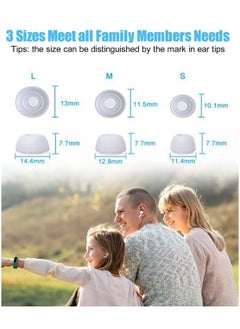 Generic 12 Pieces Silicone Ear Buds Compatible with AirPods Pro and AirPods Pro 2, Replacement Ear Buds with Portable Storage Box  - Image 2