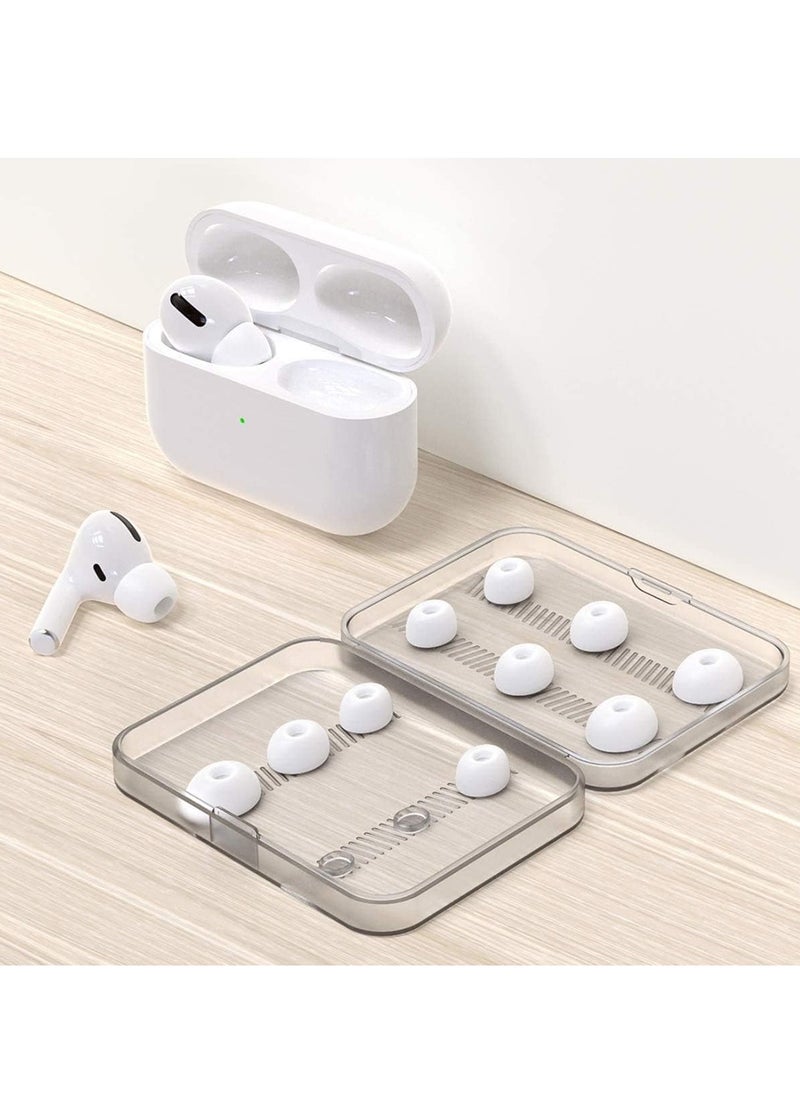 Generic - 12 Pieces Silicone Ear Buds Compatible with AirPods Pro and AirPods Pro 2, Replacement Ear Buds with Portable Storage Box - Image 1