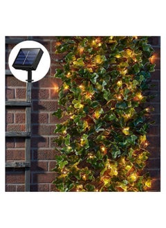 GGEROU Rattan String Lights Outdoor 100 Led 32.8 FT Realistic Plants String Lights LED Decorative Lights Garland Vines with Lights Battery powered  - Image 2