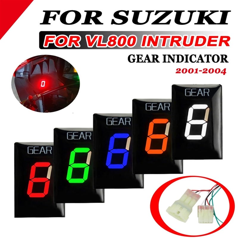 Yurefax Motorcycle Gear Indicator for Suzuki VL800 - Image 5