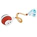 Jkanti Interactive Cat Toys for Indoor CatsThe 3rd Generation Agile Moving Cat Ball with Elastic Mesh TailAutomatic Kitten Toys for Bored Indoor CatsMotion Activated Orange - Image 3