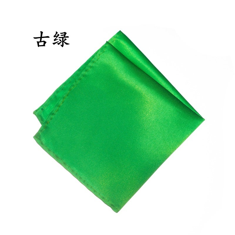 Silk Texture Men'S Pocket Square/Cufflink/Handkerchief Banquet Gentleman Suit Pocket Square Dress - Image 1