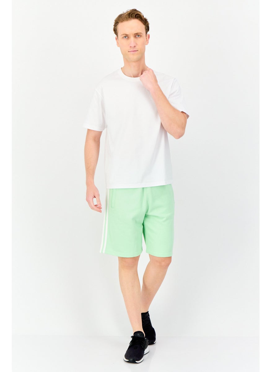 adidas Originals Men Sportswear Fit Training Shorts, Light Green  - Image 3
