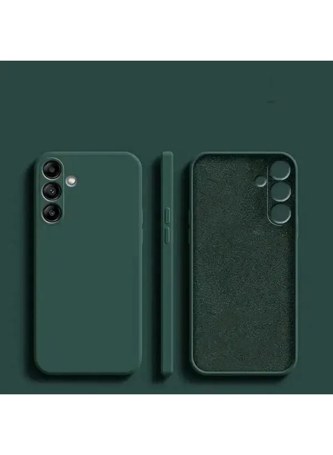 Dark Green Soft Touch Protective Case For Samsung Galaxy A55 5G Scratch Resistant Shockproof Matte Cover - Image 4