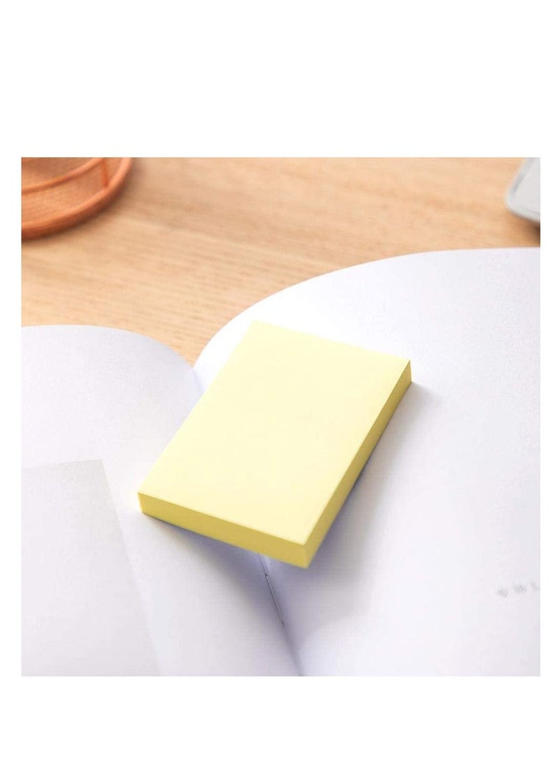 Deli 4-Pad Sticky Notes 2x3 Inch Size Yellow Colour - Image 4