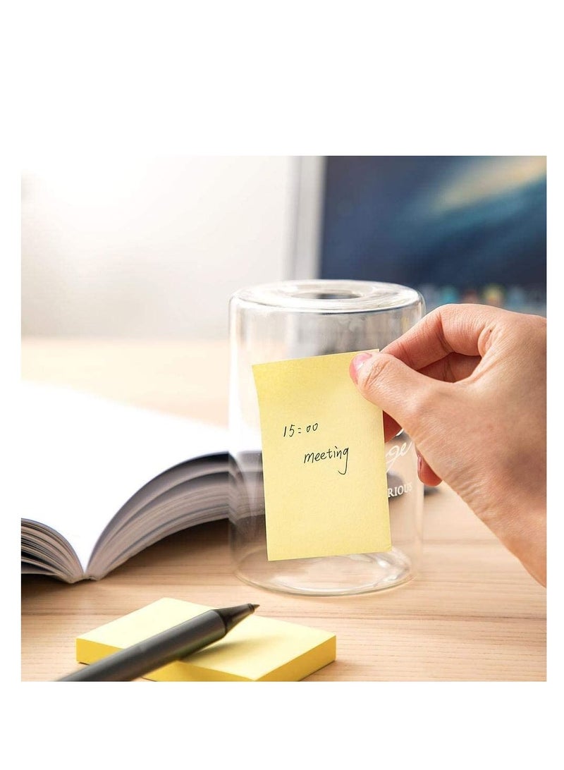 Deli 4-Pad Sticky Notes 2x3 Inch Size Yellow Colour - Image 3