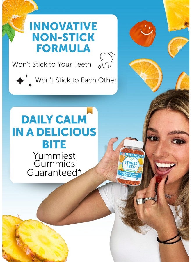 Lunakai USA Made Calm & Stress Relief Gummies - Delicious GABA + L-Theanine Calming Supplement for Adults & Kids - Natural Stress Support, 60ct - Image 3