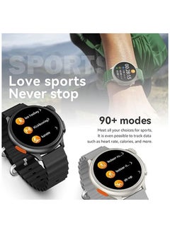Generic HW3 Ultra MAXs 1.52 Screen Smartwatch 90+ Sport Mode For Men and Women Sport Fitness Original Watches For IOS Androids Phone Call Smartwatch (Green)  - Image 2