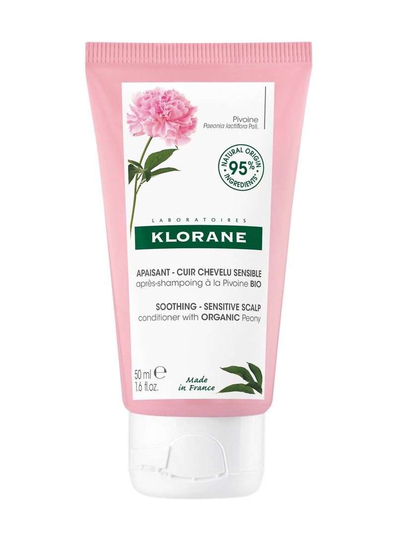 Klorane Peony Gel Contitioner Irrited and Sensitive Scalp 50ml - Image 1