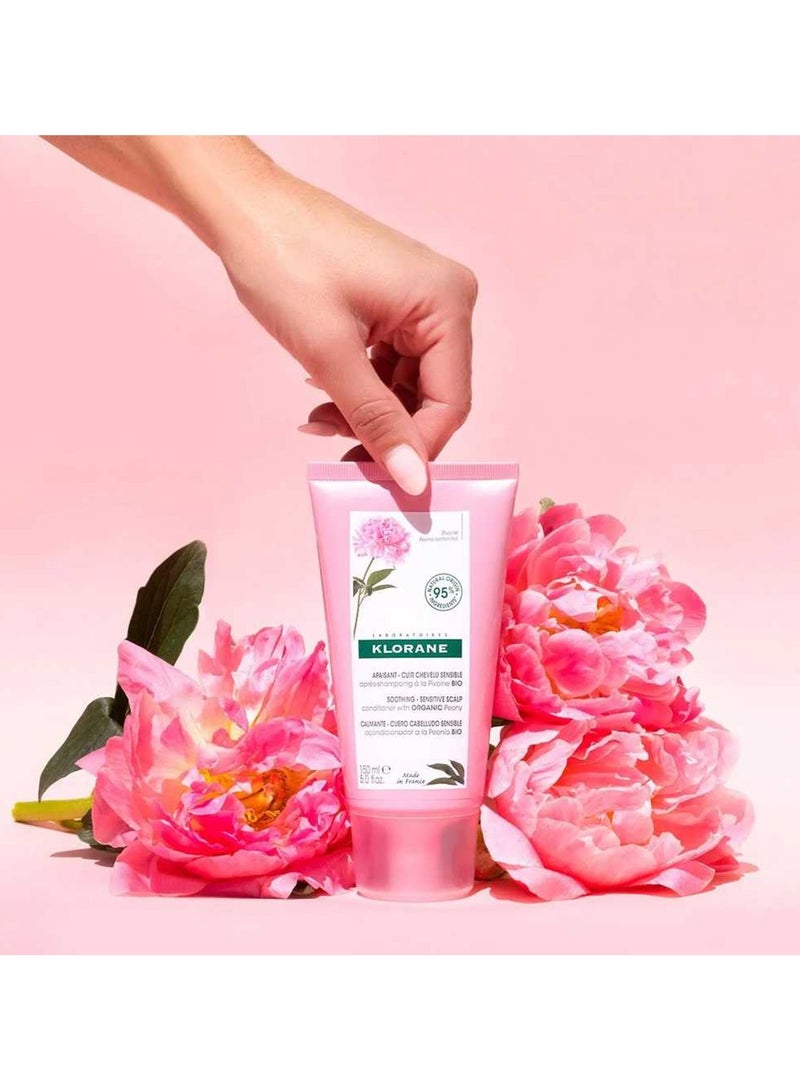 Klorane Peony Gel Contitioner Irrited and Sensitive Scalp 50ml - Image 3