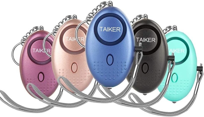 Taiker Personal Alarm for Women, 5 Pack 140DB Emergency Self-Defense Security Alarm Keychain with LED Light for Women Kids and Elders - Image 1