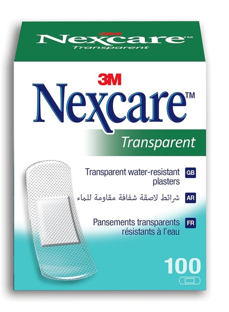 3M Nexcare Tb-100 Transparent Bandage, 100'S, One Size
