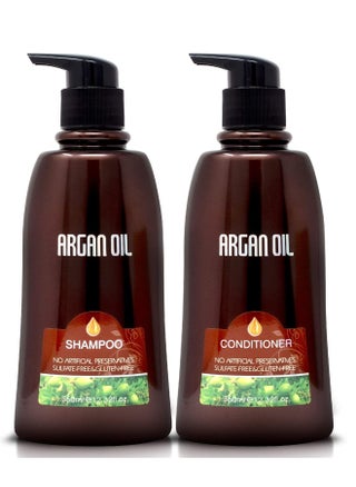 Argan Shampoo 350 ml And Conditioner 350 ml No Artificial Preservatives Sulfate Free & Gluten Free - pzsku/Z21076546B095271801C9Z/45/_/1673449106/4831d4b2-2a50-40c2-a2aa-d6f895c58917
