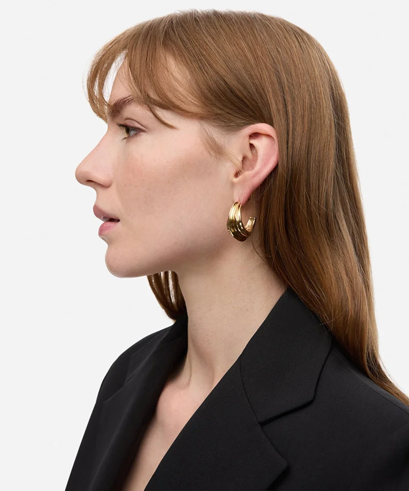 ابيكول Two Pairs of Earrings