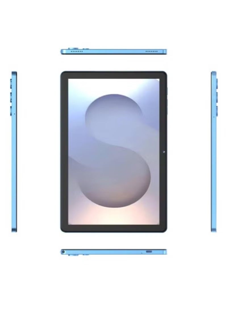 AirTab U25 Max Smart Tablet 10.1 Inch FHD Display, 16GB RAM 1TB ROM, 10000mAh Battery, Dual SIM, Wi-Fi, Fast Charging, Wireless Arabic Keyboard, High Performance, Blue Android Tablet - Image 3