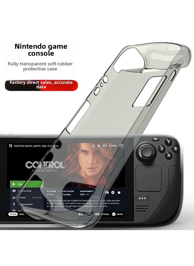 Generic Switch2 Protective Case For Nintendo Game Console Switch 2 All-inclusive Transparent Drop-resistant Protective Case-Product Color:Transparent-Model:Nintendo Switch 2  - Image 1