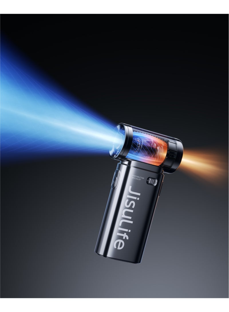 Jisulife - Handheld Fan Life 9 ( 5000mAh ) - Chrome - Image 3