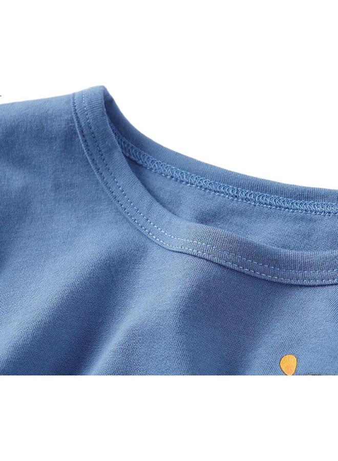 Yuzhaolin 2-Pack Children'S Short-Sleeve T-Shirts, Summer Boys' T-Shirts, Pure Cotton Baby Tops, Outdoor Clothing, Children'S Wear - Image 1