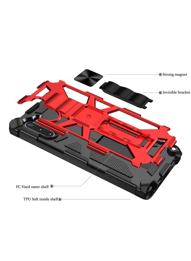 Zaboon Case For Galaxy Note 10 Shockproof TPU + PC Magnetic Protective Case with Holder - Image 4