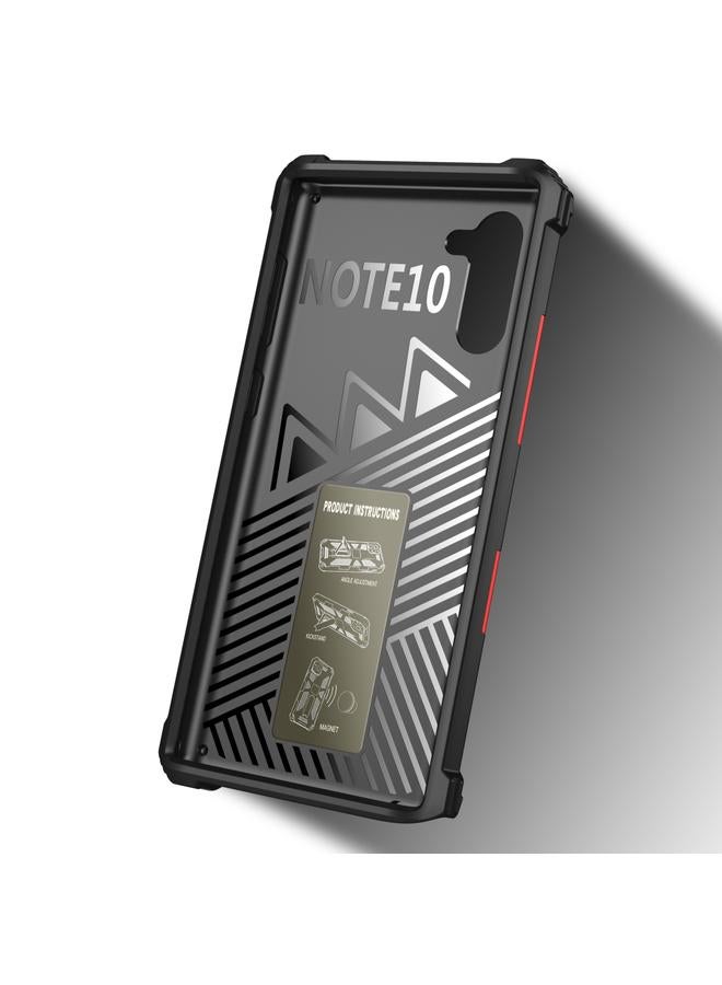 Zaboon Case For Galaxy Note 10 Shockproof TPU + PC Magnetic Protective Case with Holder - Image 3