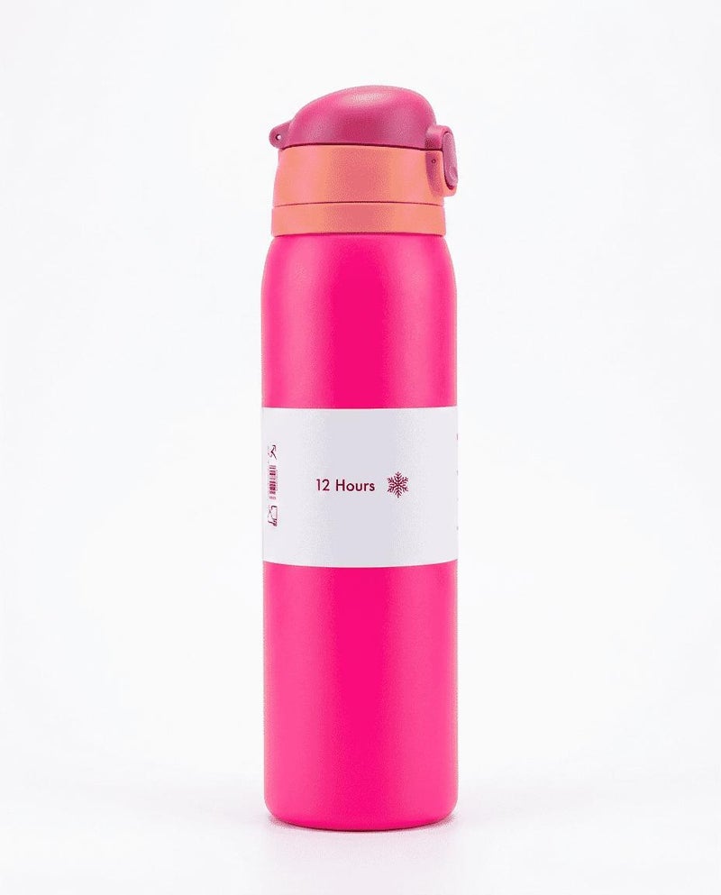Moya "True Tide"  32oz Insulated Sustainable Water Bottle Hot Pink - Image 2
