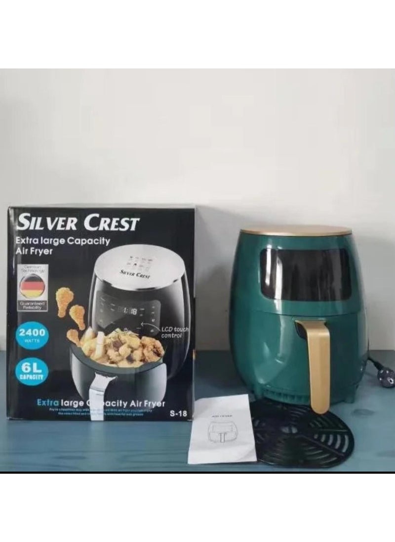 SILVER CREST - Automatic air fryer and overload protection feature for healthy food without oil - Image 1