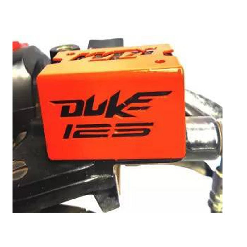 Autobrand - Front Disc Brake Fluid Reservoir Cap Cover Guard Protector for KTM All Model (Orange KTM Duke 125)