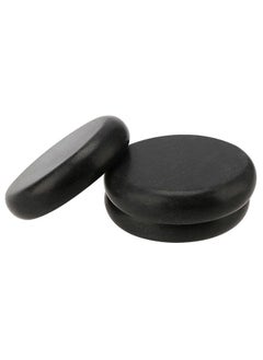 SOUJAP 16 Pack 3.15 Inch Basalt Massage Stones, Large Massage Hot Round Stones, Black Essential Basalt Rocks for Massage Therapy, Relaxation, Home Spa  - Image 5
