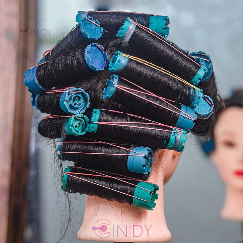 CINIDY Mannequin Head 30 Hair Styling Training Head Manikin Hair Dummy100 original hair For Hair Styling Practice hair wash Brown shampoo wash - Image 5