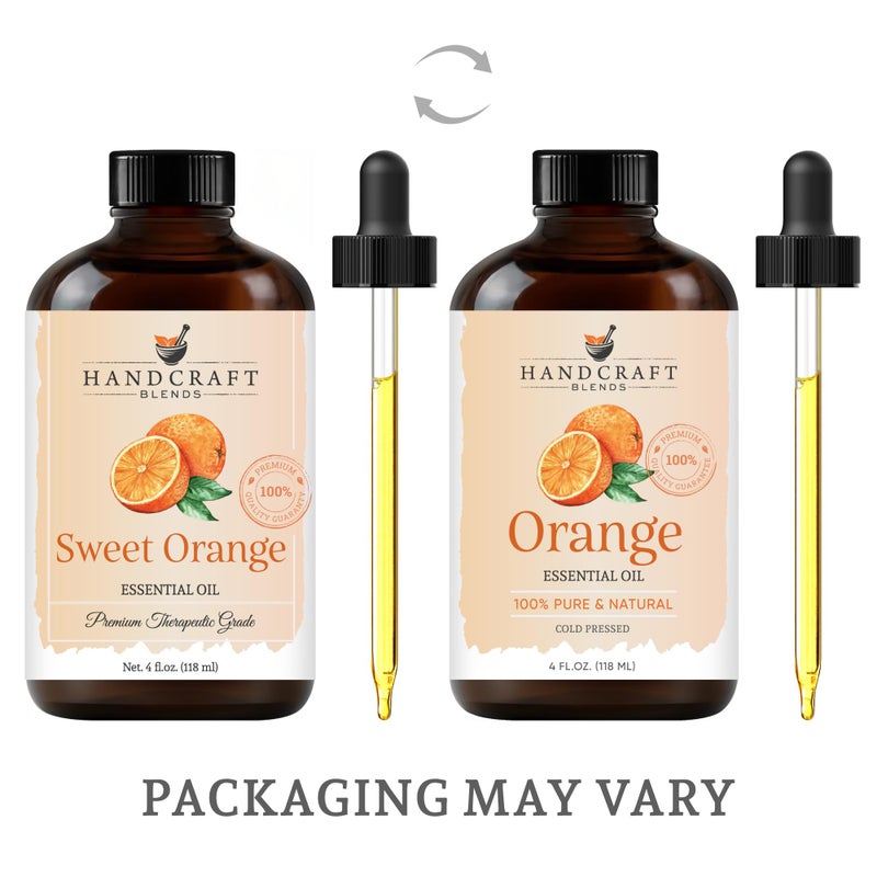 Handcraft Blends Orange Essential Oil - Huge 4 Fl Oz - 100% Pure and Natural - Premium Grade Essential Oil for Diffuser and Aromatherapy - Image 2