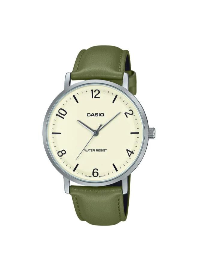 كاسيو ساعة تناظرية من الفولاذ المقاوم للصدأ MTP-VT03L-7BDF - Image 1