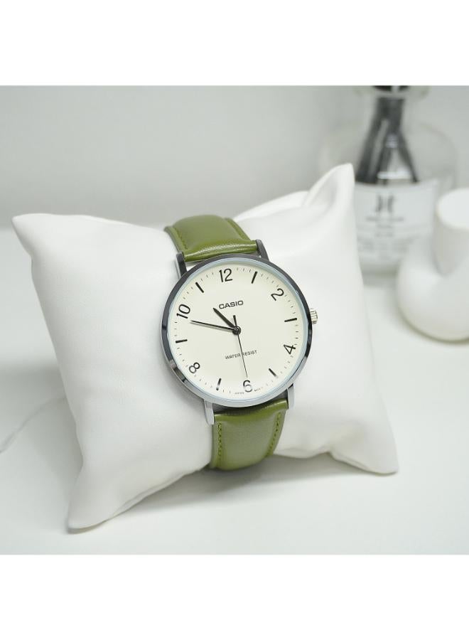 كاسيو ساعة تناظرية من الفولاذ المقاوم للصدأ MTP-VT03L-7BDF - Image 3