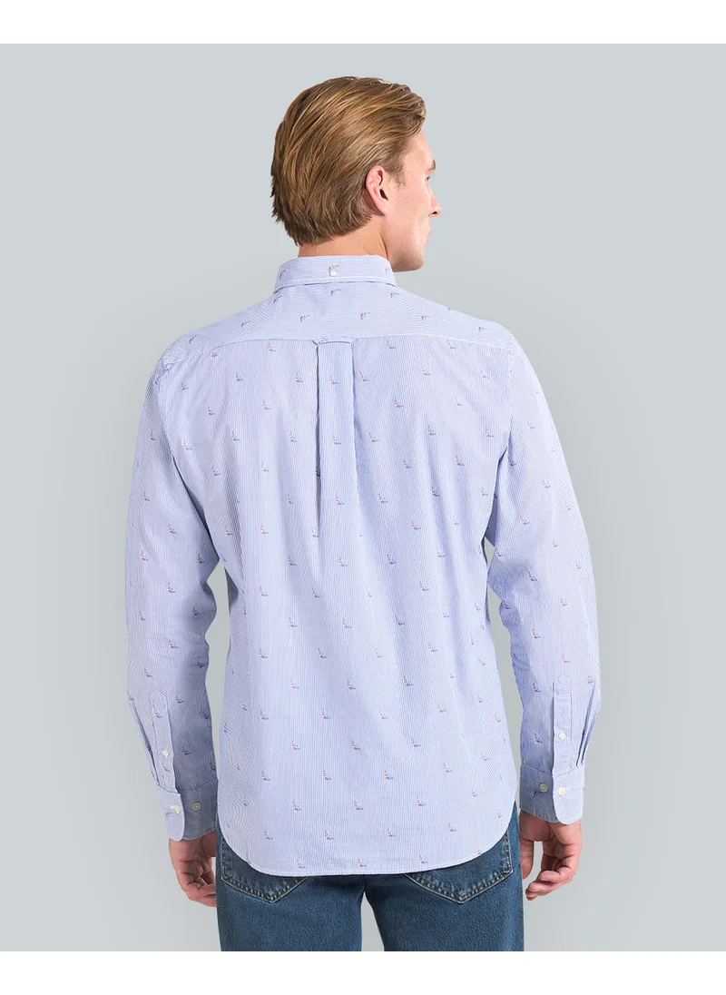 غانت Regular Fit Sailing Fil Coupé Shirt