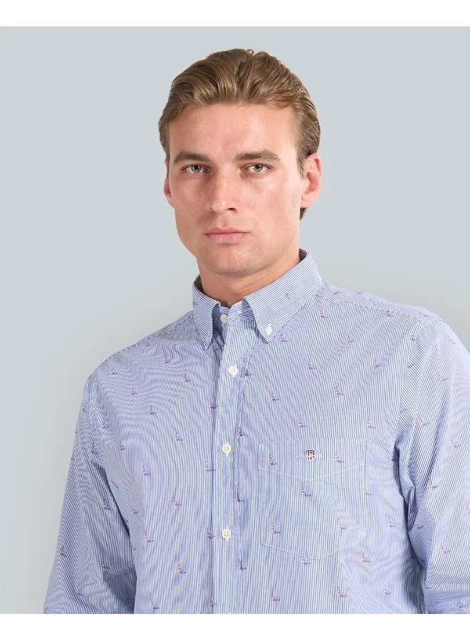 GANT Regular Fit Sailing Fil Coupé Shirt