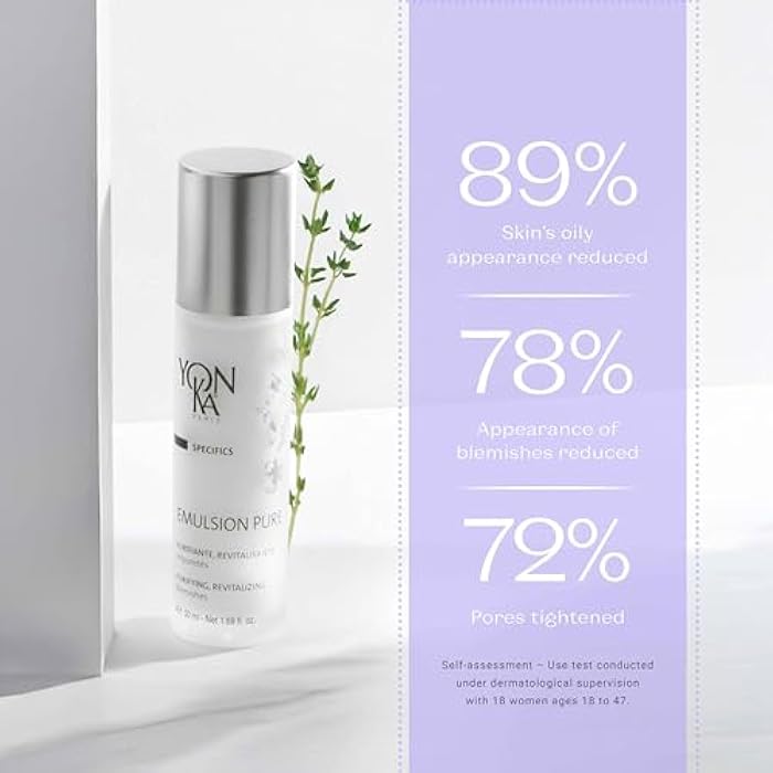 Yonka Specifics Emulsion Pure Purifiante & Regenerante, Purifying and Regenerating Emulsion (1.7 Ounce / 50 Milliliter) - Face Treatment for Acne-Prone Skin Types - Image 4