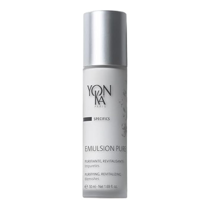 Yonka Specifics Emulsion Pure Purifiante & Regenerante, Purifying and Regenerating Emulsion (1.7 Ounce / 50 Milliliter) - Face Treatment for Acne-Prone Skin Types - Image 1