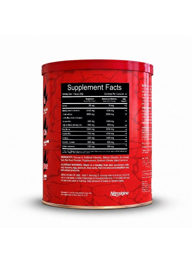 RED REX Stomp Pre-Workout Powder - Watermelon Flavor - 455g - for Energy & Performance - Image 3