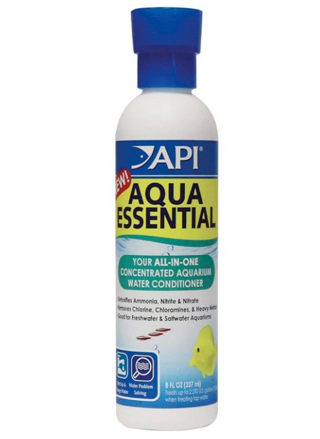 ايه بي آي مجموعة API Fish Room Essential سعة 8 أونصة. تتضمن Auqa Essential سعة 8 أونصة، وStress Coat سعة 8 أونصة، وStress Zyme سعة 8 أونصة، وشرائط اختبار أحواض السمك 5 في 1، ووسادة تنظيف الطحالب المحمولة لأحواض السمك الزجاجية.  - Image 2