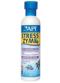 API API Fish Room Essential Bundle 8oz. Includes Auqa Essential 8oz, Stress Coat 8oz, Stress Zyme 8oz, 5in1 Aquarium Test Strips and Handheld Algae Scrubbing Pad for Glass Aquariums.  - Image 4