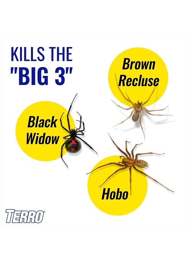 TERRO T2302-6 Spider Killer Spray for Indoors and Outdoors - Kills Spiders, Ants, Roaches, Scorpions, Ticks, Silverfish, and Other Insects - Image 4