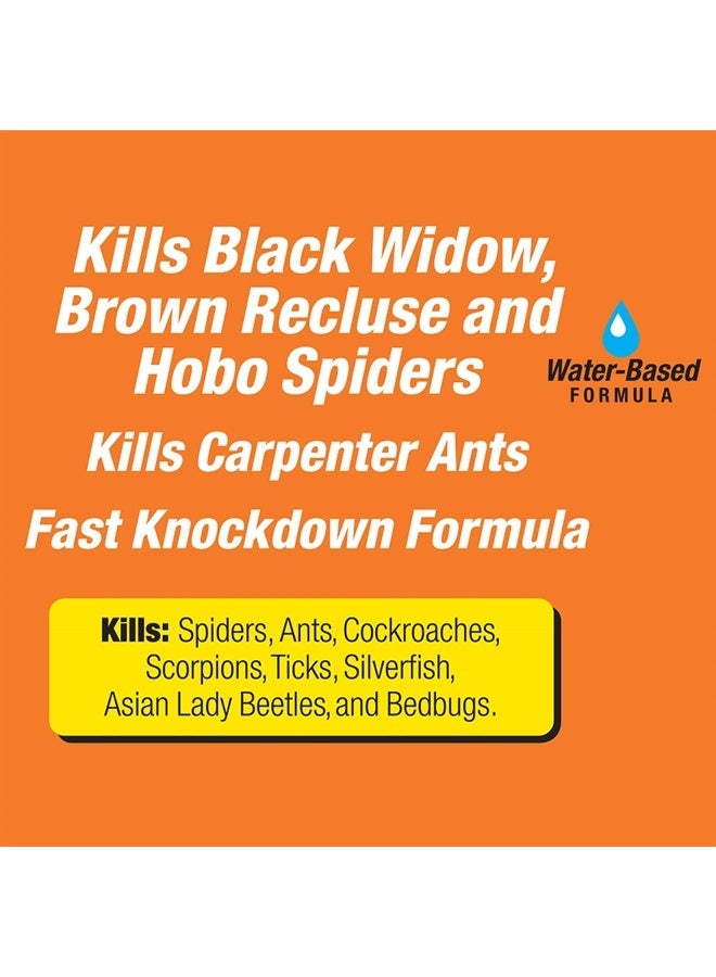 TERRO T2302-6 Spider Killer Spray for Indoors and Outdoors - Kills Spiders, Ants, Roaches, Scorpions, Ticks, Silverfish, and Other Insects - Image 2