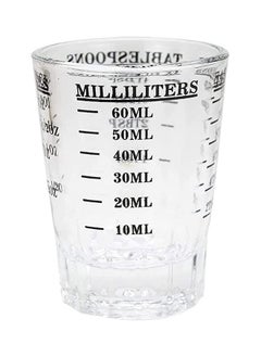 Glass Espresso Measuring Cup Scale Clear 60ml