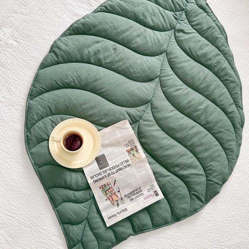 Autumn and Winter Nordic Style Children''s Cushion Thickened Pure Cotton Carpet Cushion One-year-old Full Moon Climbing Mat Game Mat - Image 1