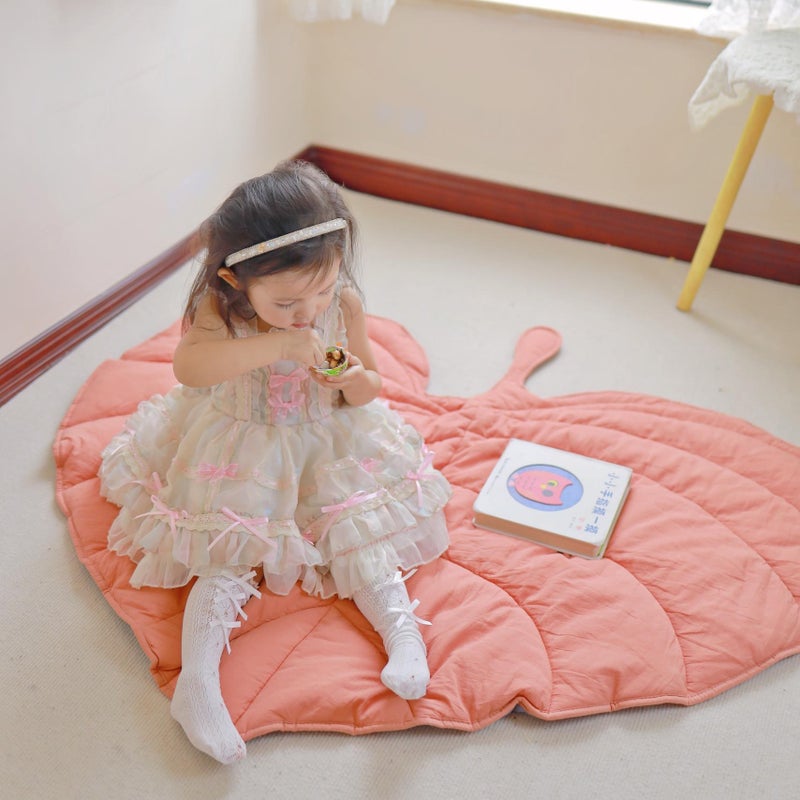 Autumn and Winter Nordic Style Children''s Cushion Thickened Pure Cotton Carpet Cushion One-year-old Full Moon Climbing Mat Game Mat - Image 4