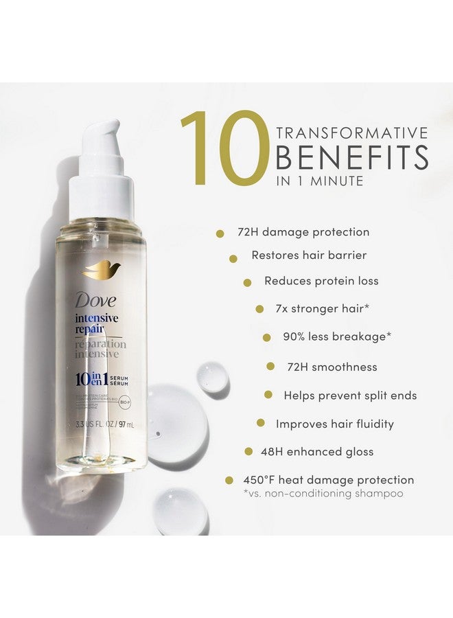 دوف تصفيف الشعر إصلاح مكثف للشعر التالف مع تقنية العناية بالبروتين الحيوي وسيروم الأمينو 3.3 أونصة سائلة - Image 2