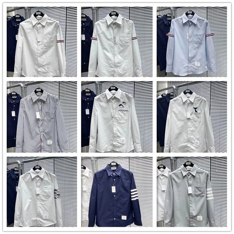 T-B21 Shirt Men And Women With Classic Joker Casual Fashion Slim A Variety Of Shirt Stars - Image 2